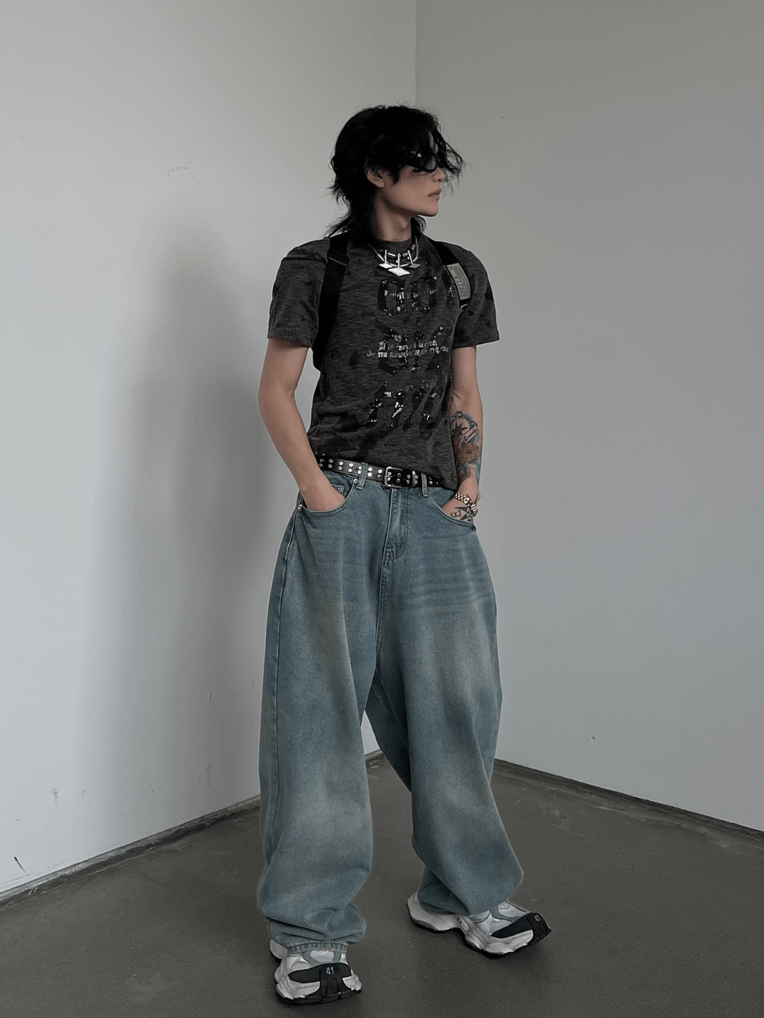 [SOULWORKER] 펑크 젠더리스 티셔츠 st2275