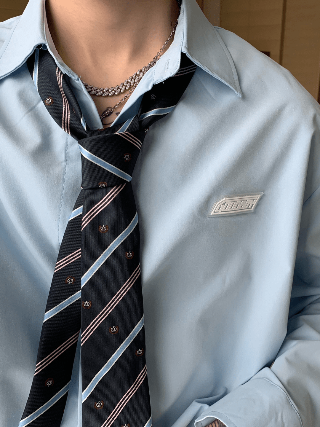 [CUIBUJU] Korean loose oversize casual shirt st2063