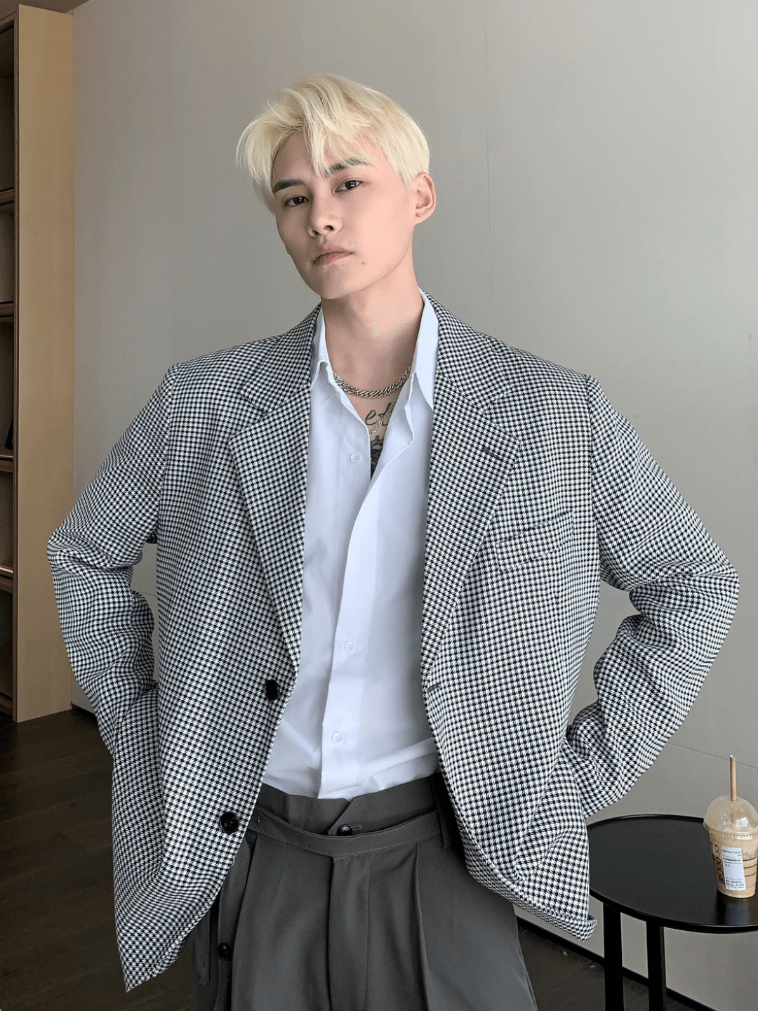 [CUIBUJU] Korean loose oversize casual shirt st2063