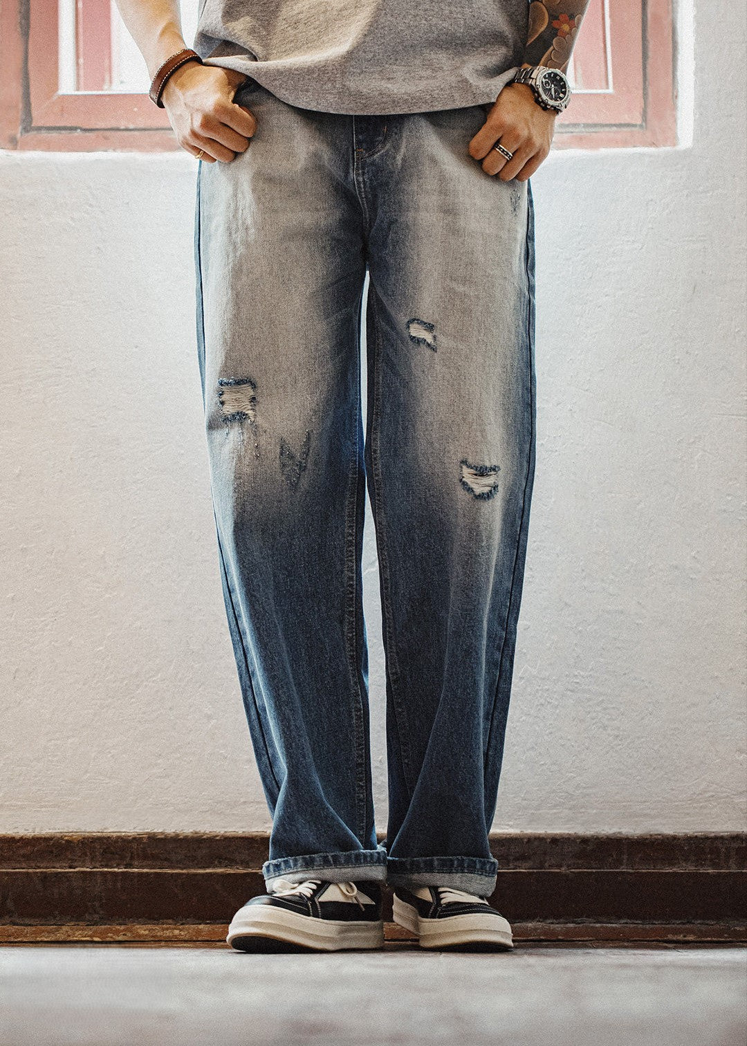 스트릿웨어 레트로 빈티지 느낌 캐주얼 스니커즈 EHX6002