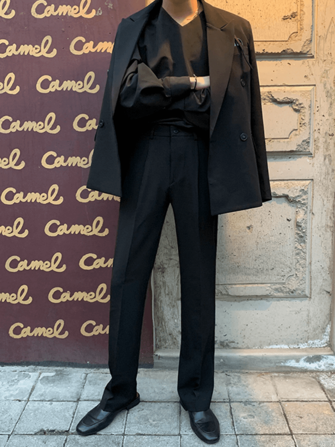 [MRCYC] 브이넥 심플 셔츠 st1039