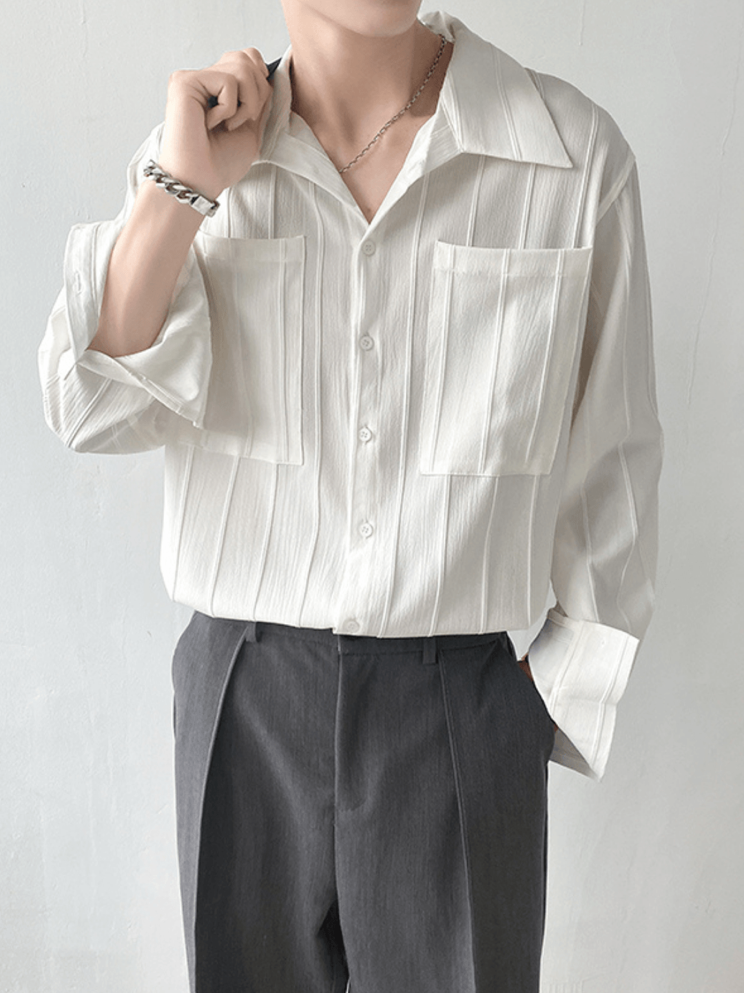 [DAZIONSED] Simple casual shirt ST1100