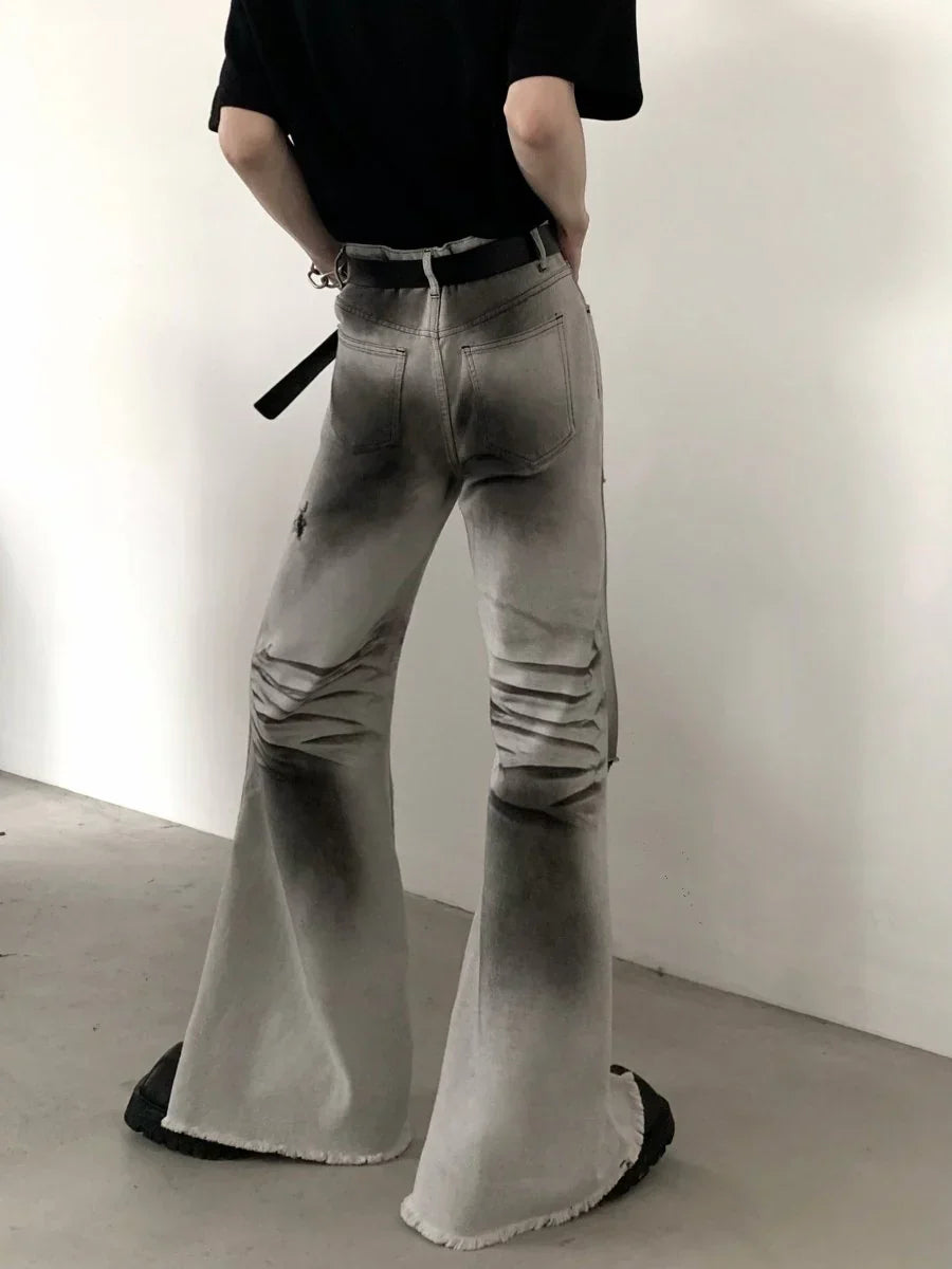 [AUTUMNWIND] 블랙 앤 화이트 진 ST952 