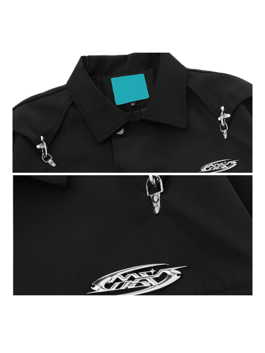 __REND ST__iche 디자인 메탈 재킷 st2854