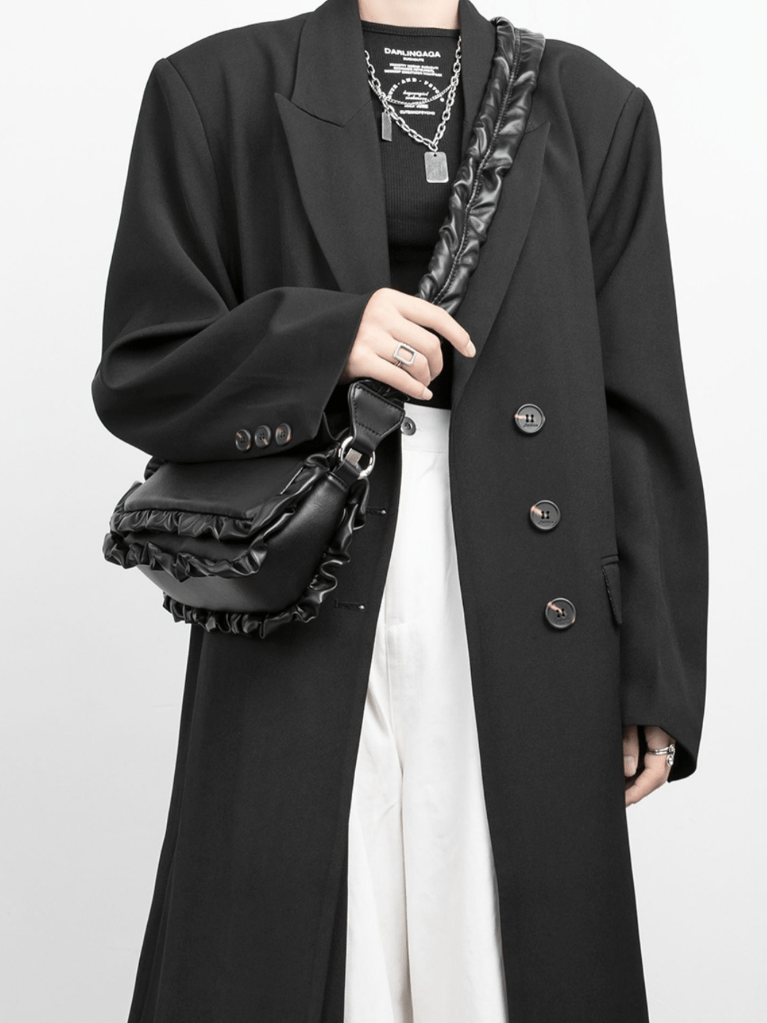 [럭키스튜디오] 데코레이션 숄더 스몰 스퀘어 백 st1947