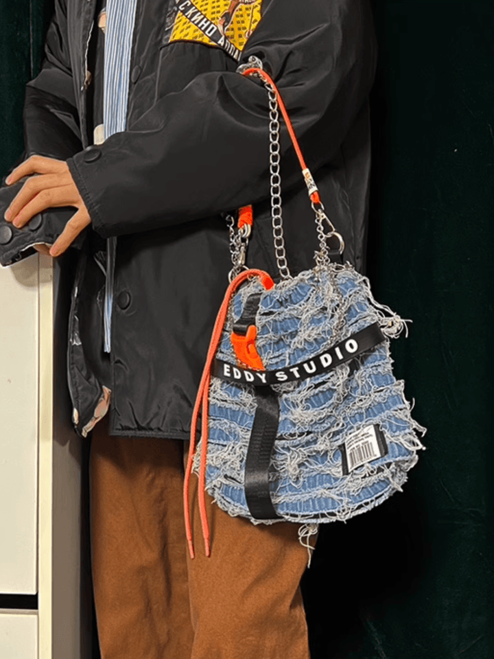 데님 미니 휴대폰 가방 st1784