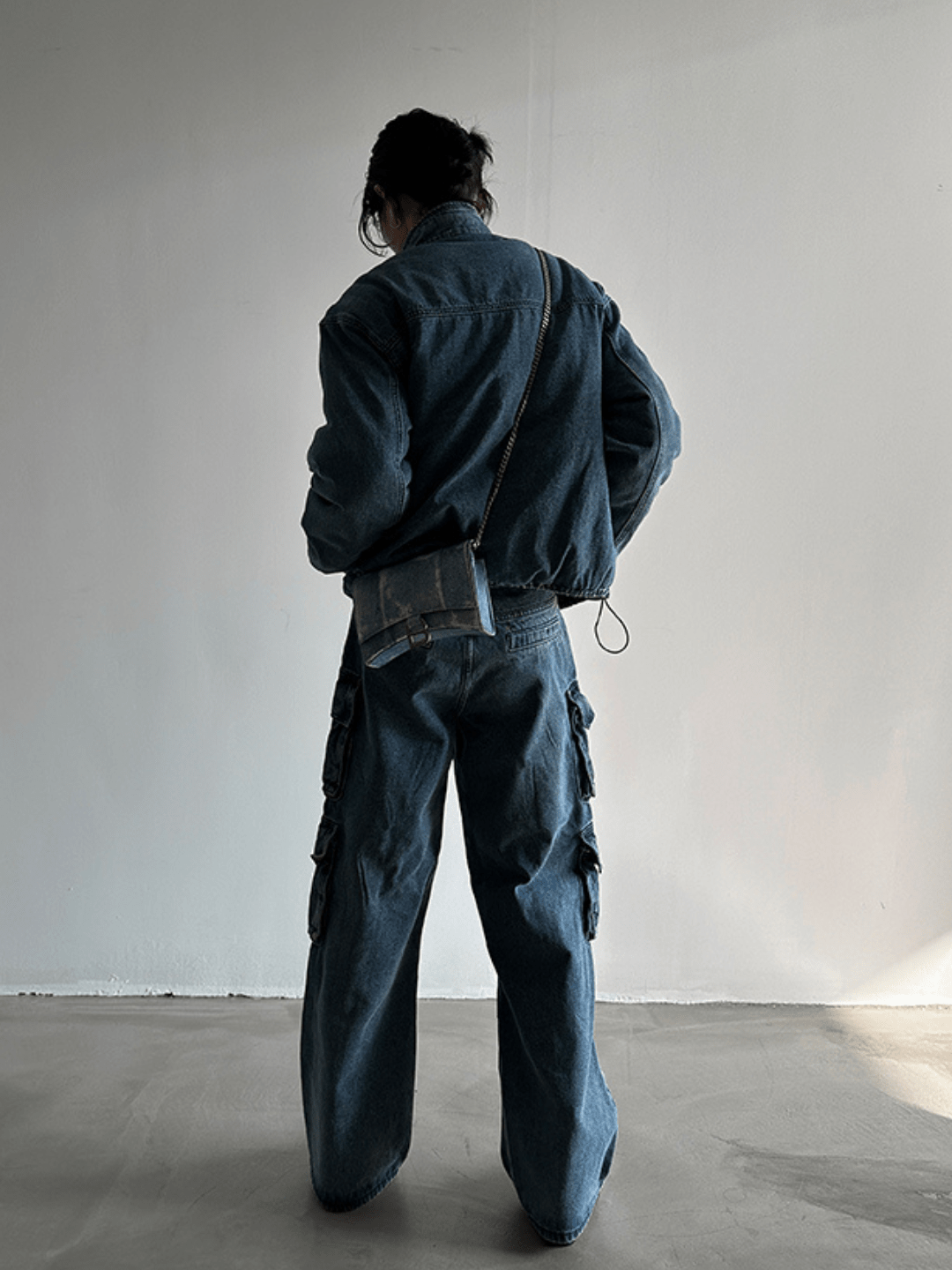 [GENESISBOY] Heavy Wash Multi-Pocket Jeans st1983