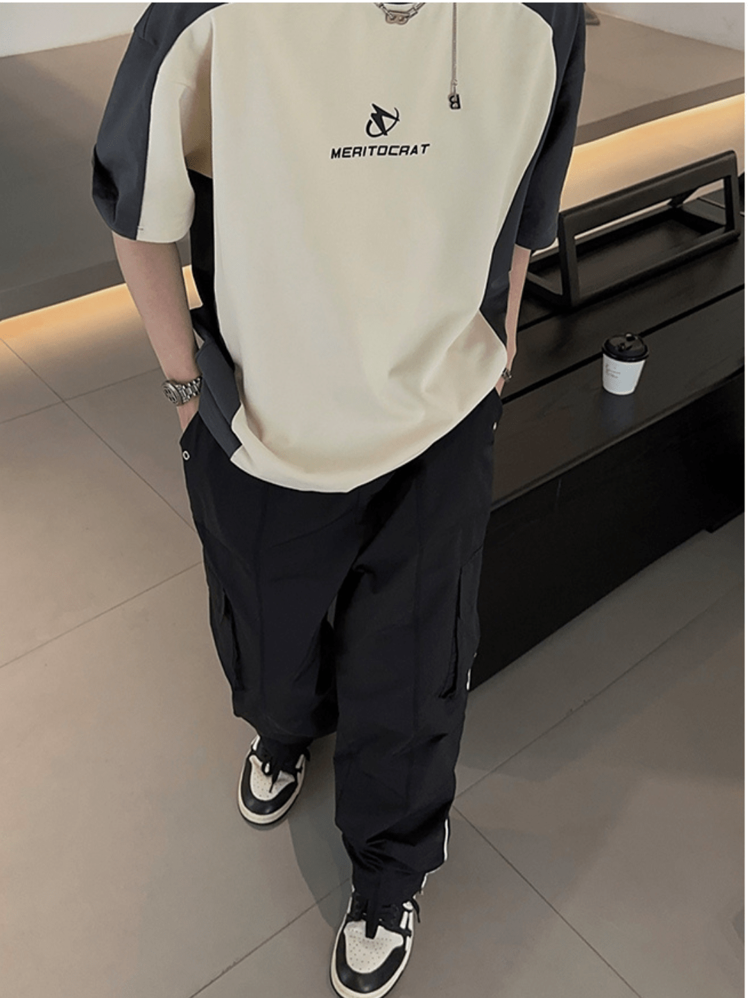 [JH HOMME] loose summer half-sleeve design t-shirt st2258