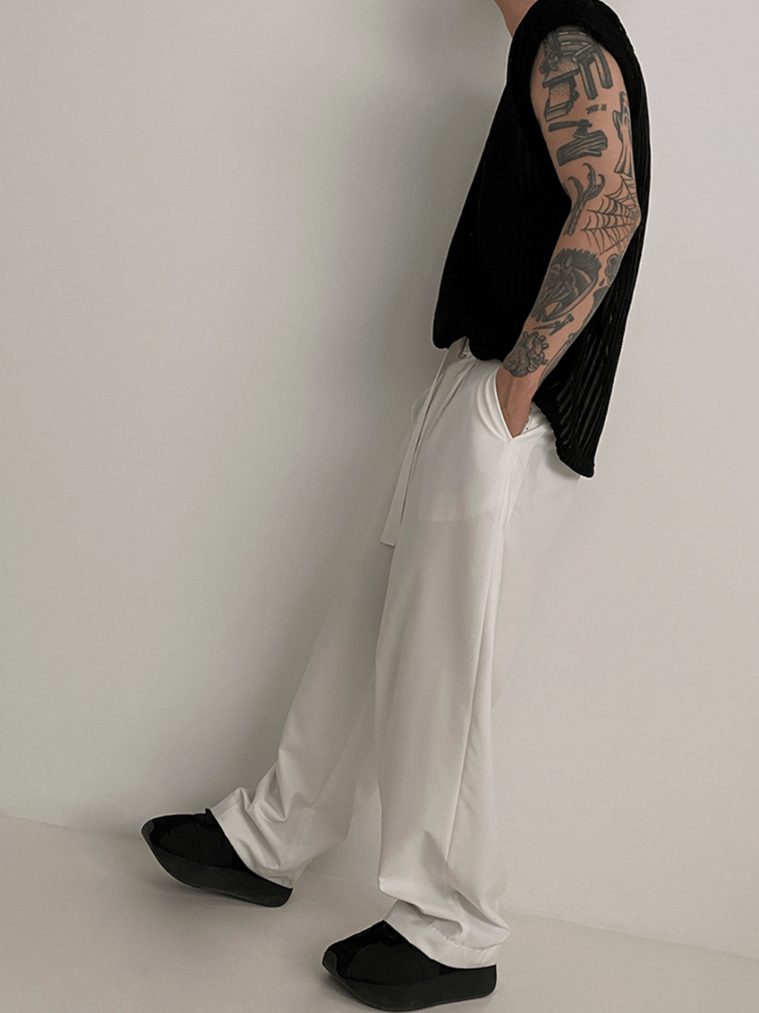 [MRCYC] Round Neck Sleeveless T-shirt st1679