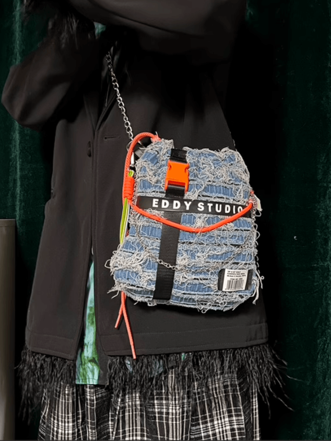 데님 미니 휴대폰 가방 st1784