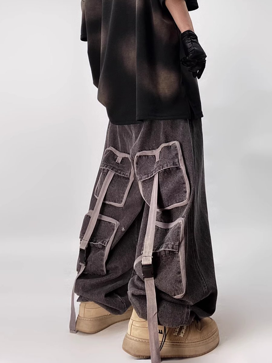 [UUCSCC] multi-pocket jeans ST2517