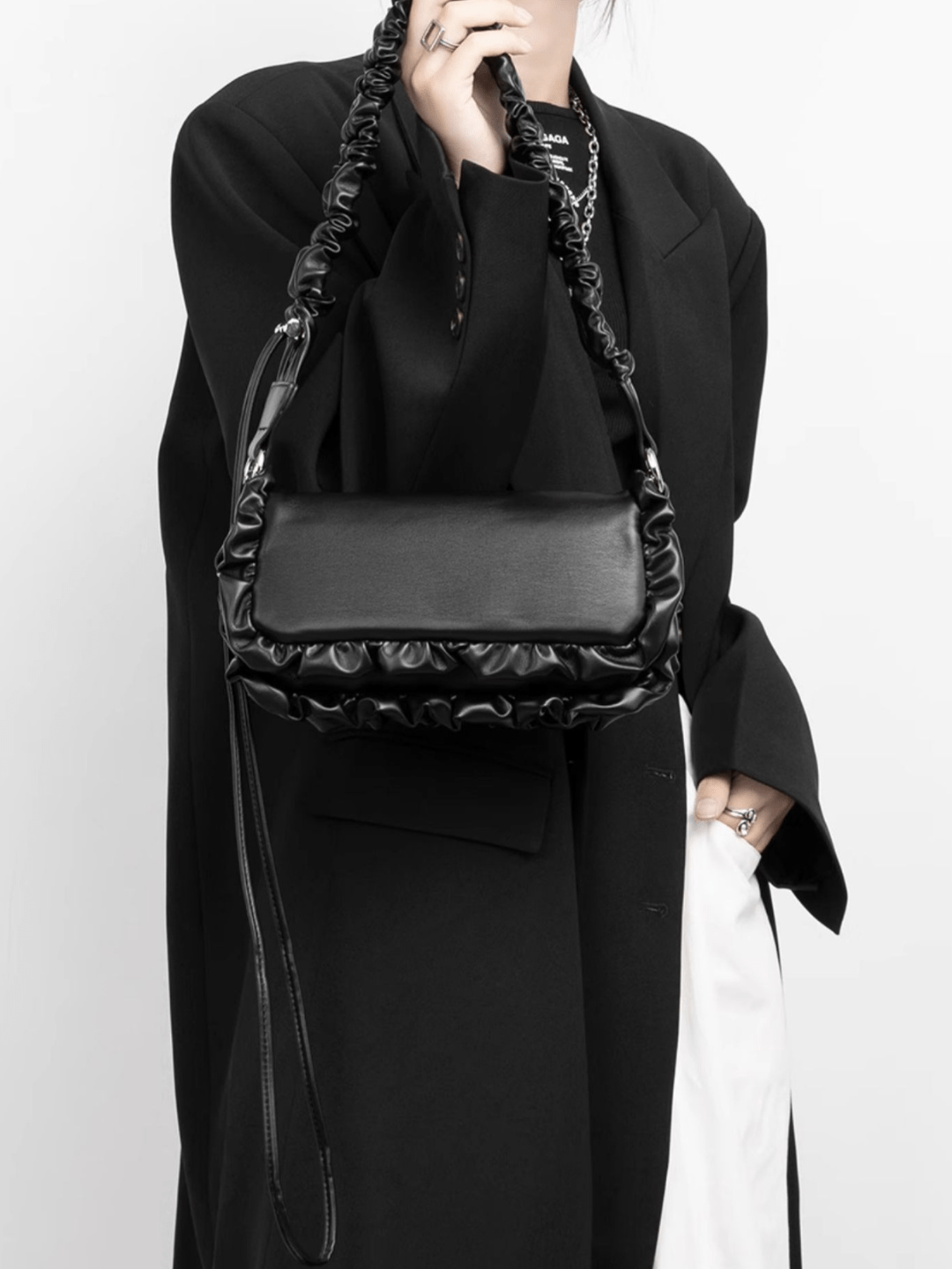 [럭키스튜디오] 데코레이션 숄더 스몰 스퀘어 백 st1947