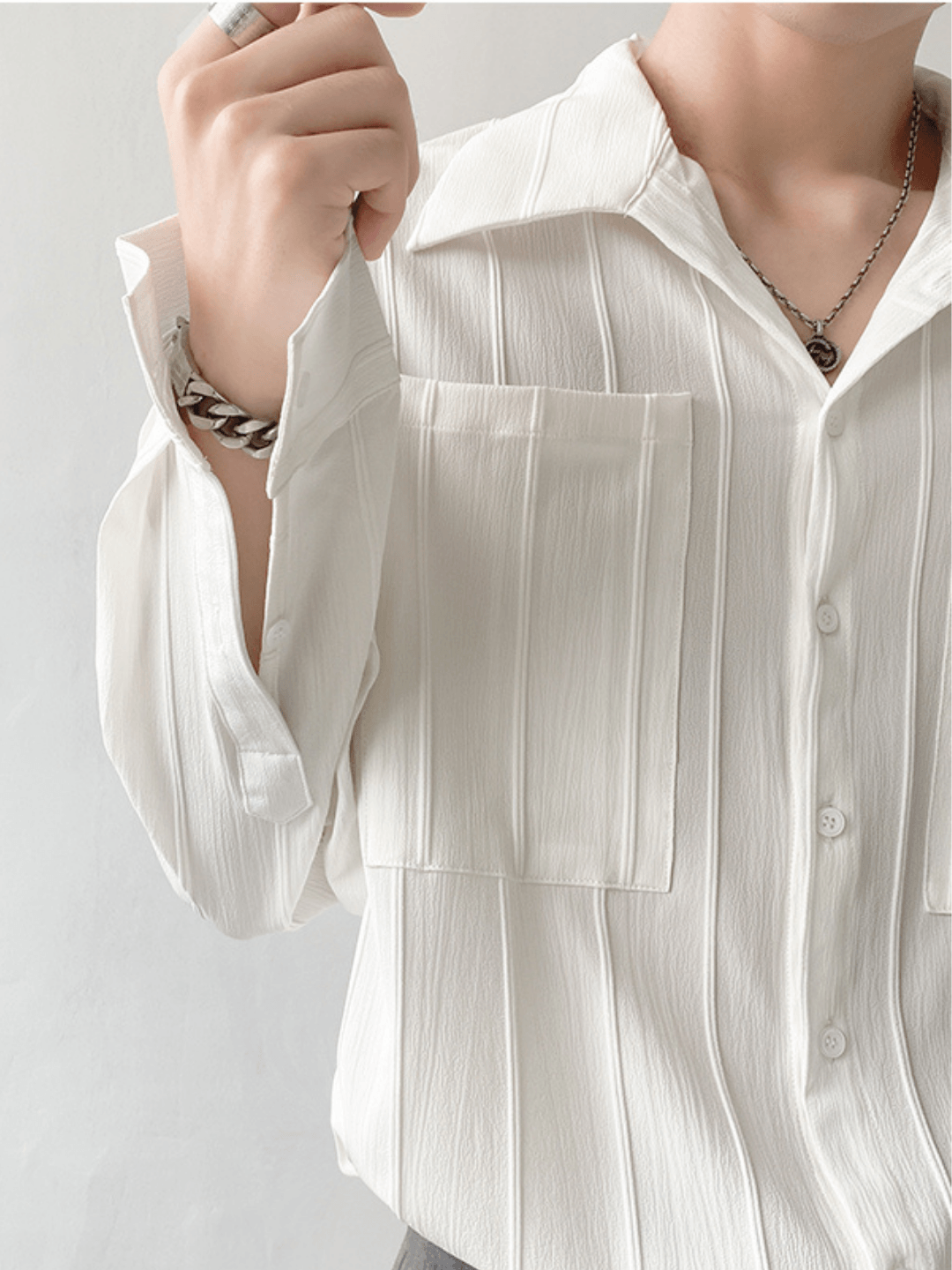 [DAZIONSED] Simple casual shirt ST1100