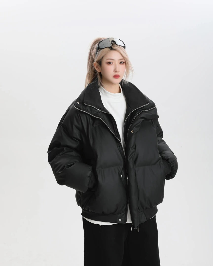 Oversized Jacket - Streetwear Two-in-One Outfit EHW5025