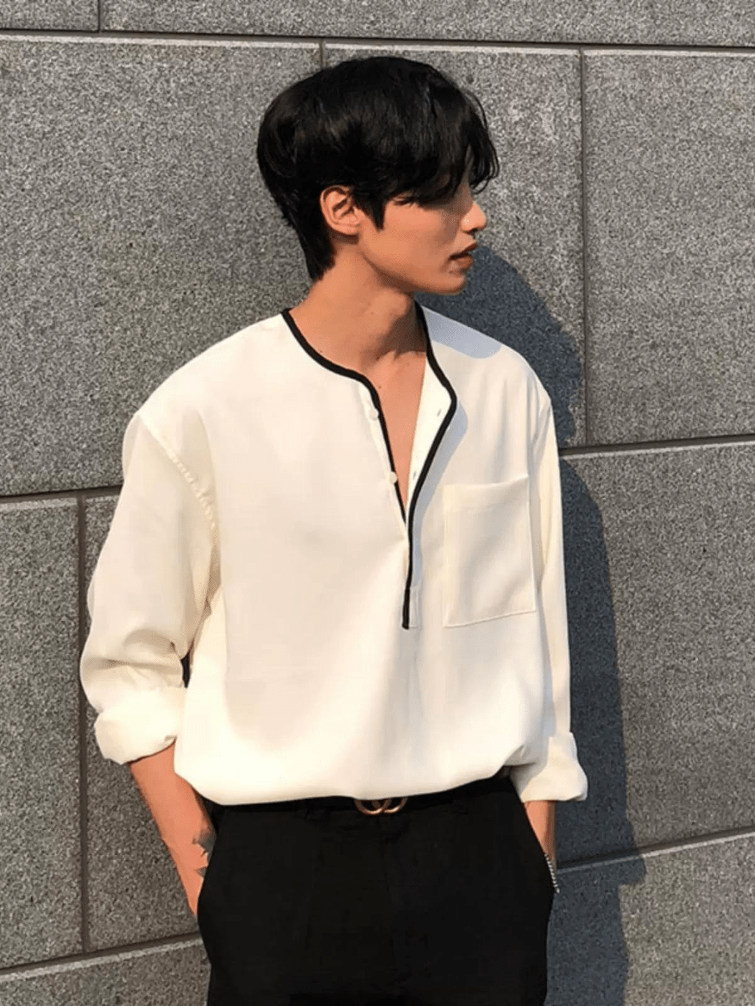 [MRCYC] loose pullover shirt st2045
