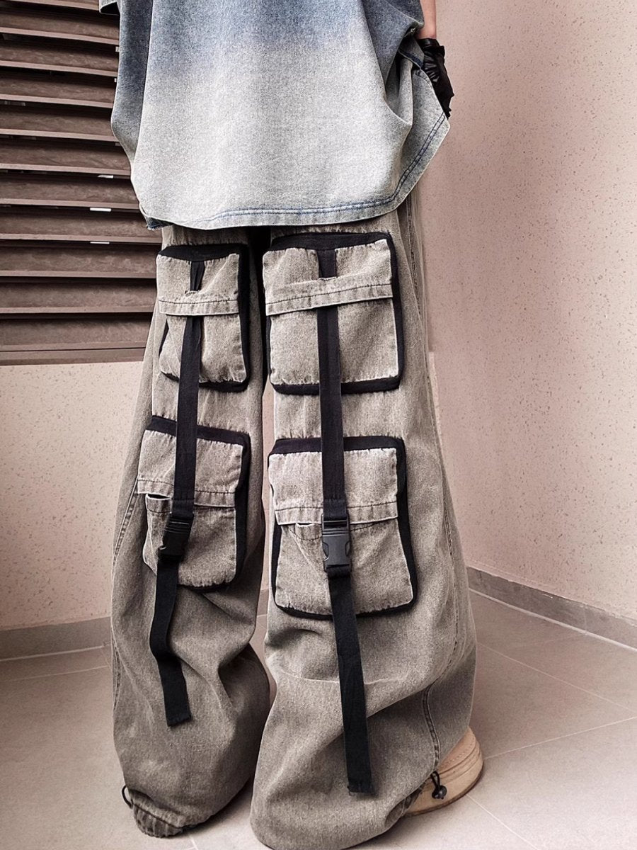 [UUCSCC] multi-pocket jeans ST2517