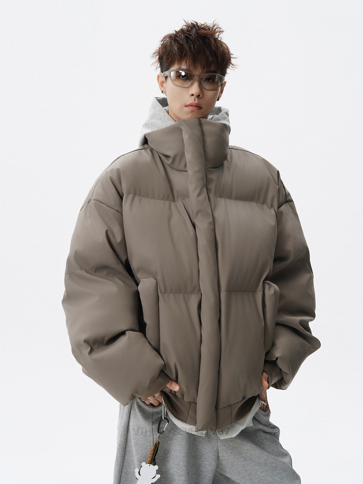 OVERSIZED TWO-IN-ONE STYLE BOMBER JACKET EHW5030