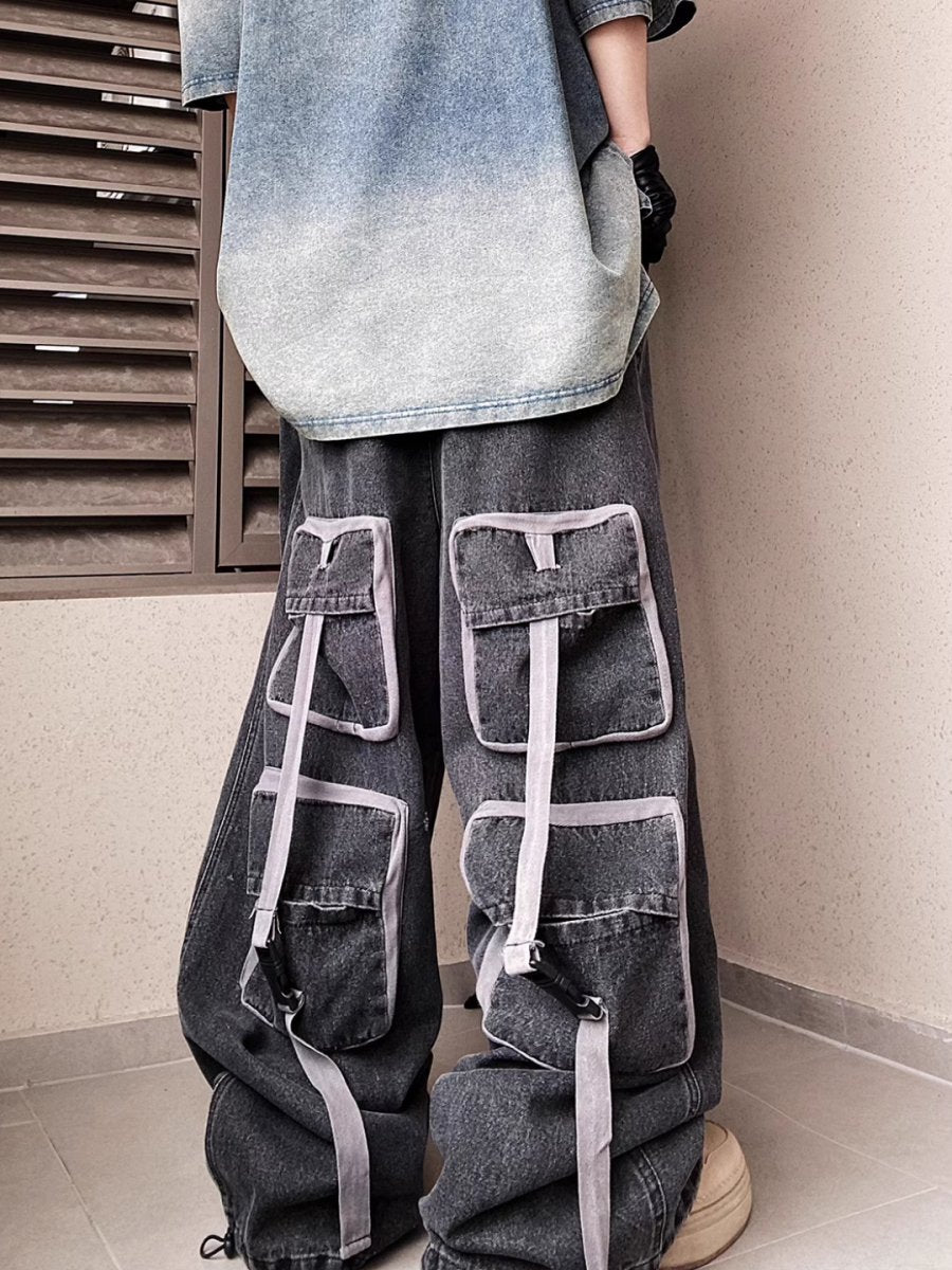 [UUCSCC] multi-pocket jeans ST2517