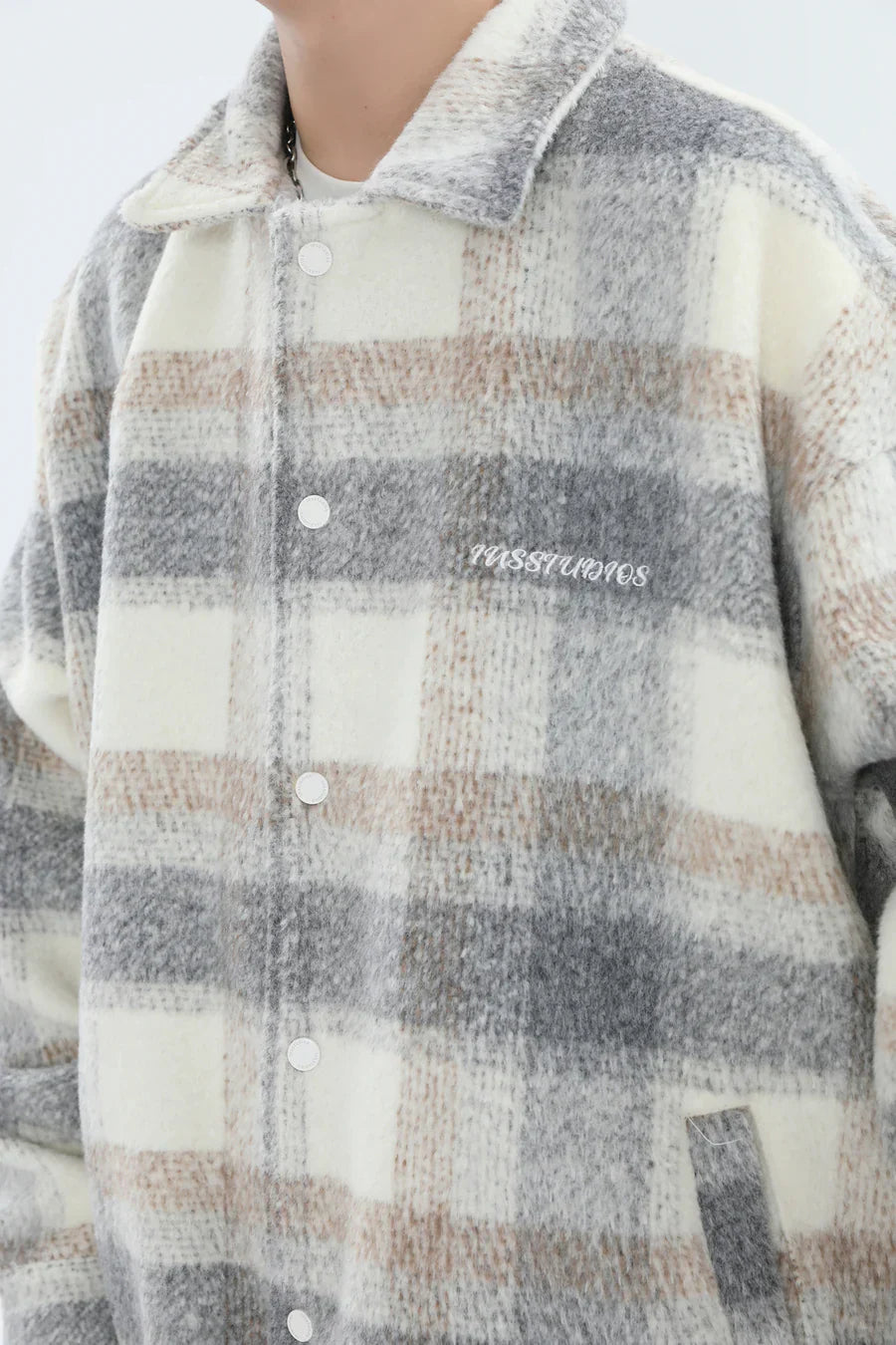 [INSstudios] LOGO LOOSE LAPEL JACKET ST1239