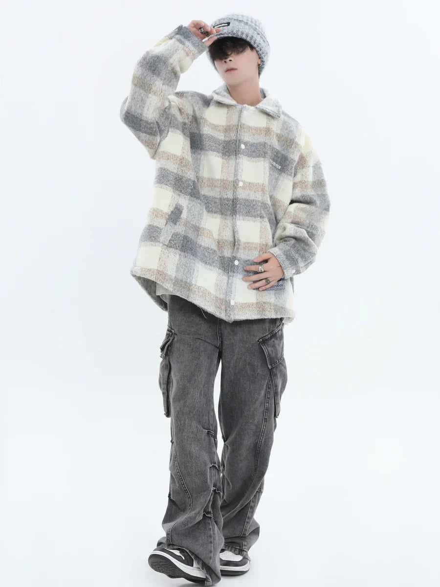 [INSstudios] LOGO LOOSE LAPEL JACKET ST1239