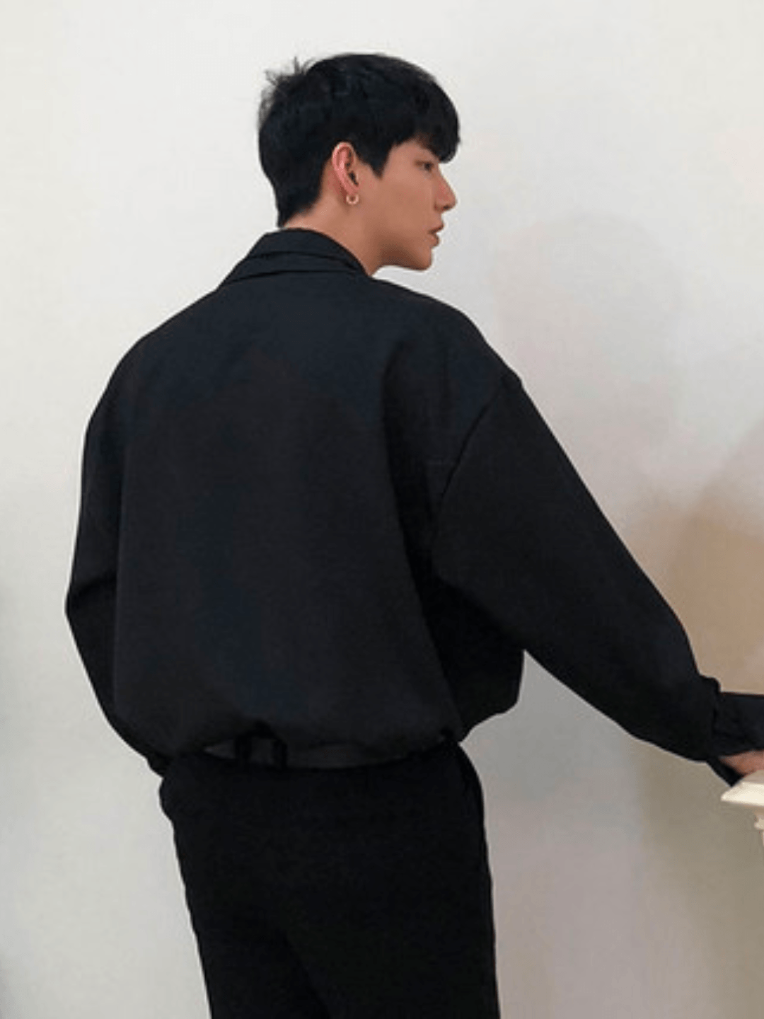 [DAVID&ME] Handsome Ice Silk Shirt st1197