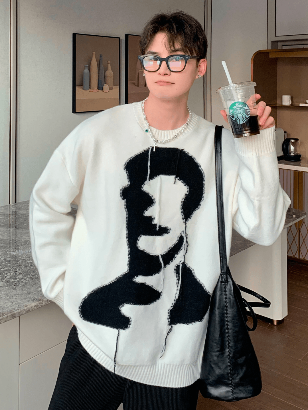 [CUIBUJU] 고급 라운드넥 스웨터 st1550 