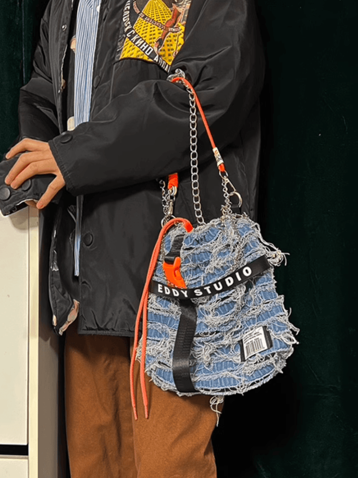 데님 미니 휴대폰 가방 st1784