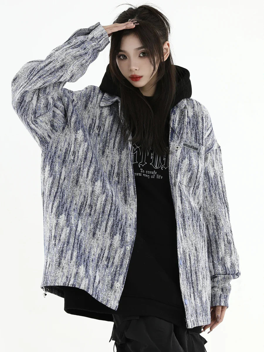 [INSstudios] WASHED DENIM JACKET ST1065