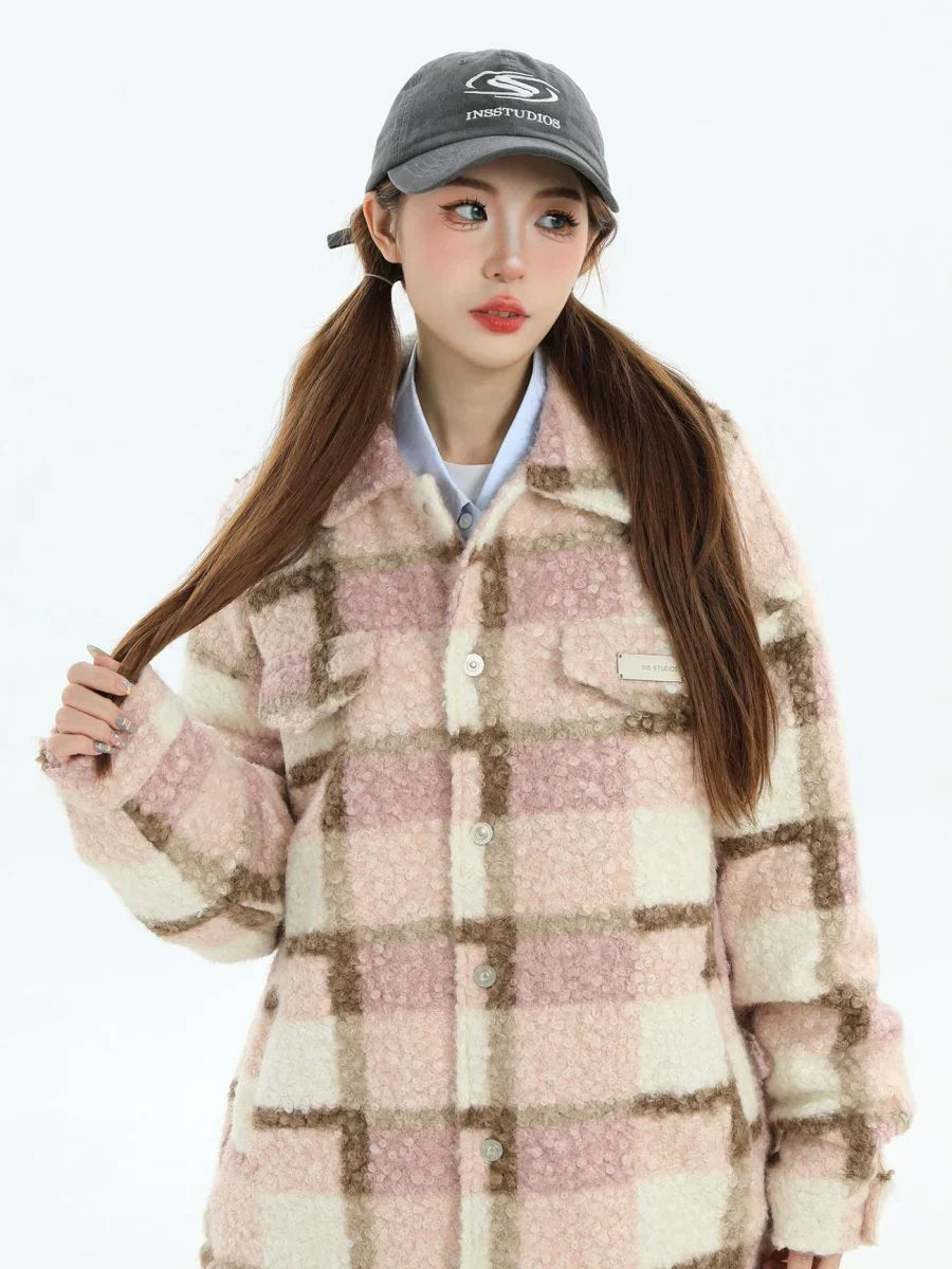 [INSstudios] TWEED COTTON JACKET ST1067