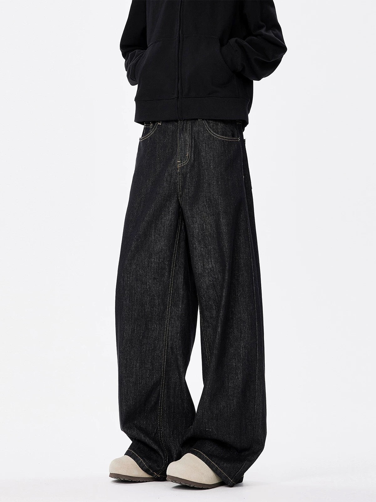 [FLAT ROOM] CLEANFIT STACKED WIDE LEG JEANS st5013