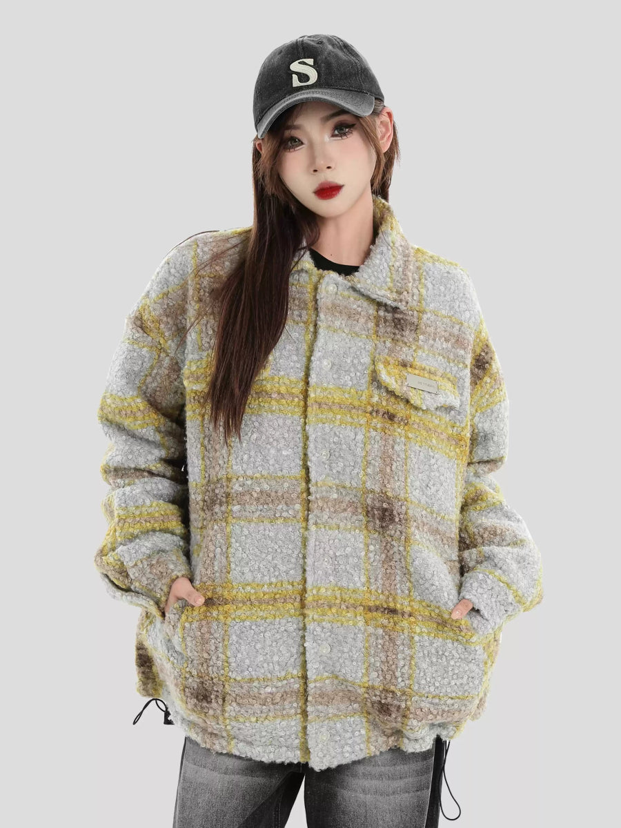 [INSstudios] TWEED COTTON JACKET ST1067