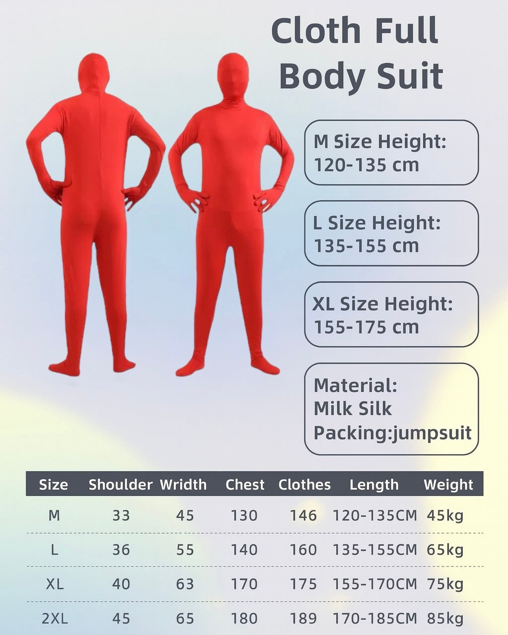 [STEP BL_CK] Cloth Full
Body Suit st001
