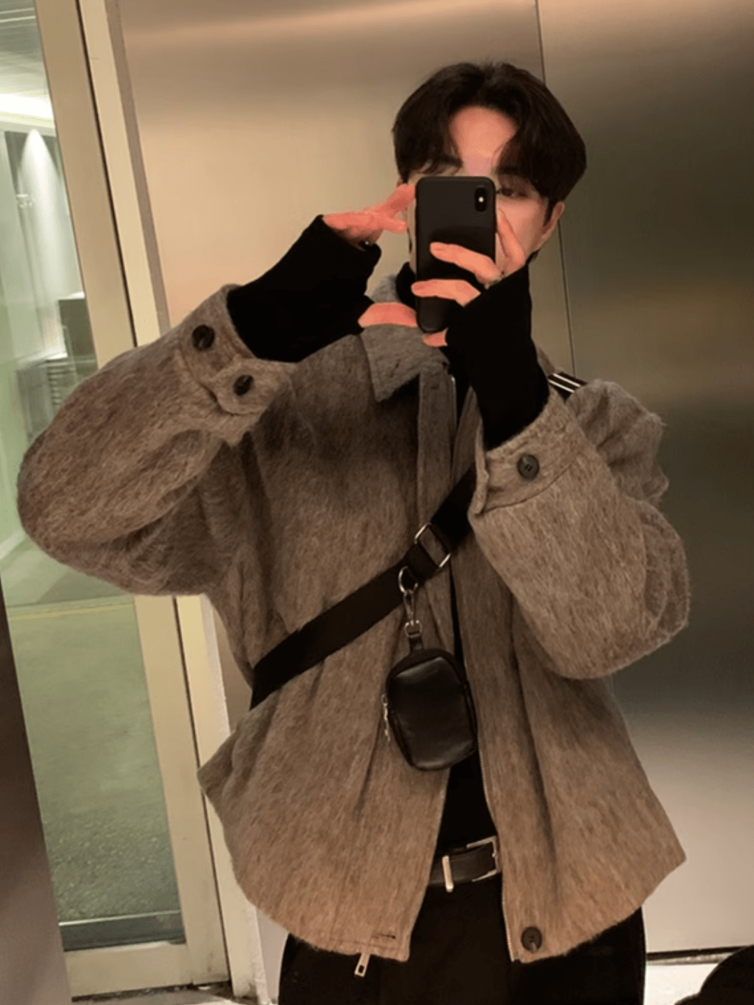 [MRCYC] deerskin velvet short jacket st1780