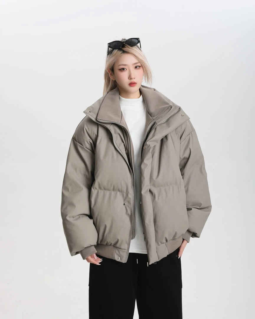 Oversized Jacket - Streetwear Two-in-One Outfit EHW5025