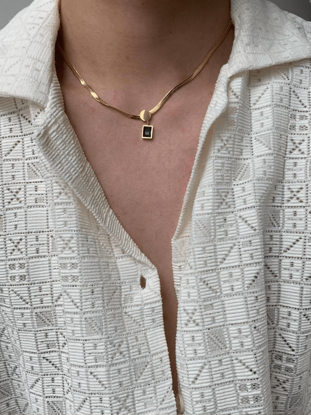 Chain Design Necklace st2294