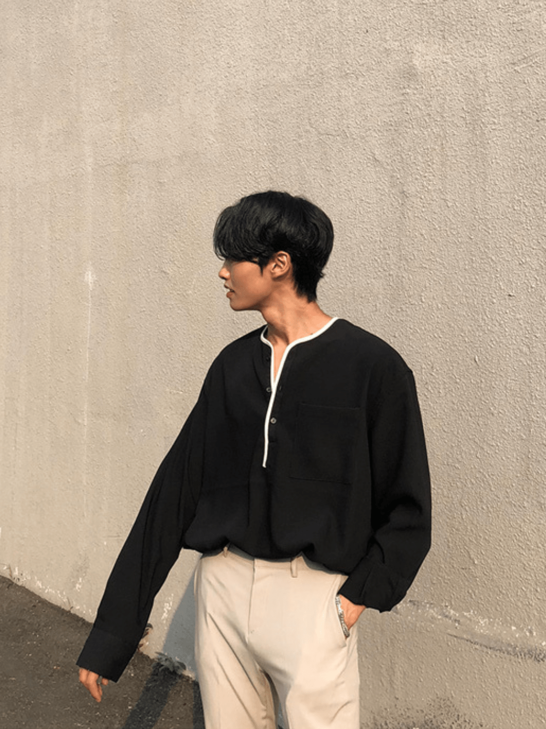 [MRCYC] loose pullover shirt st2045