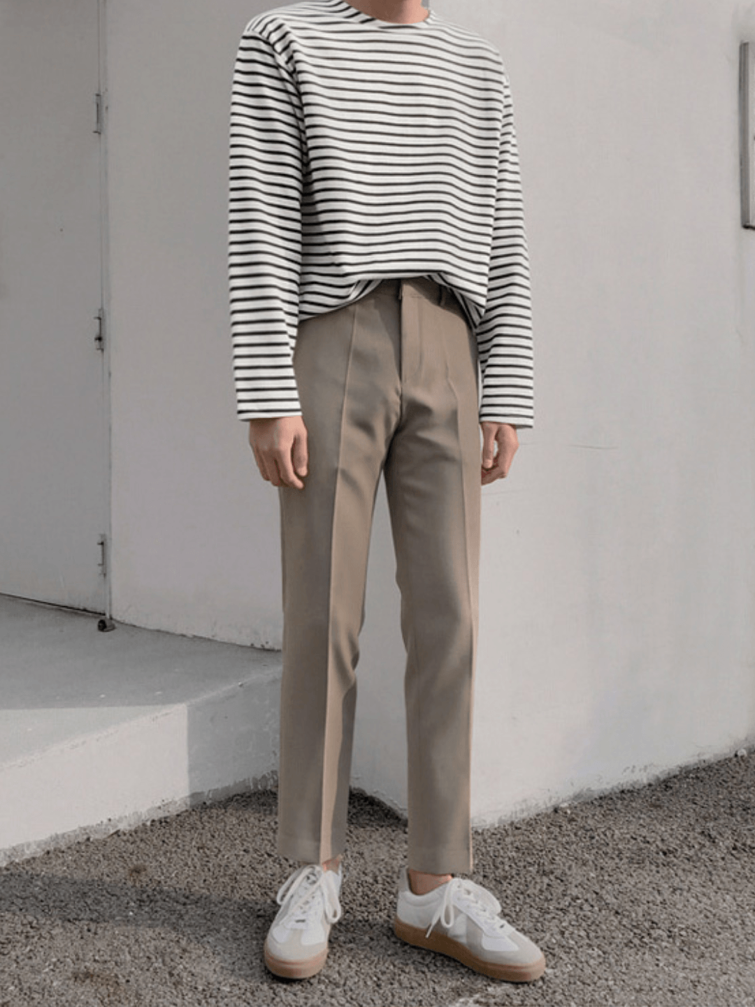 [MRCYC] 테두리 긴 티셔츠 st1223 