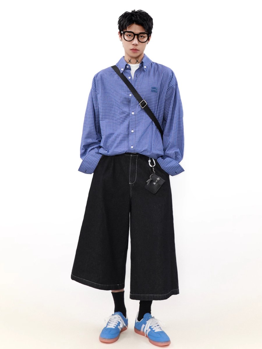 [MRNEARLY] 캐주얼 블루 셔츠 st2511