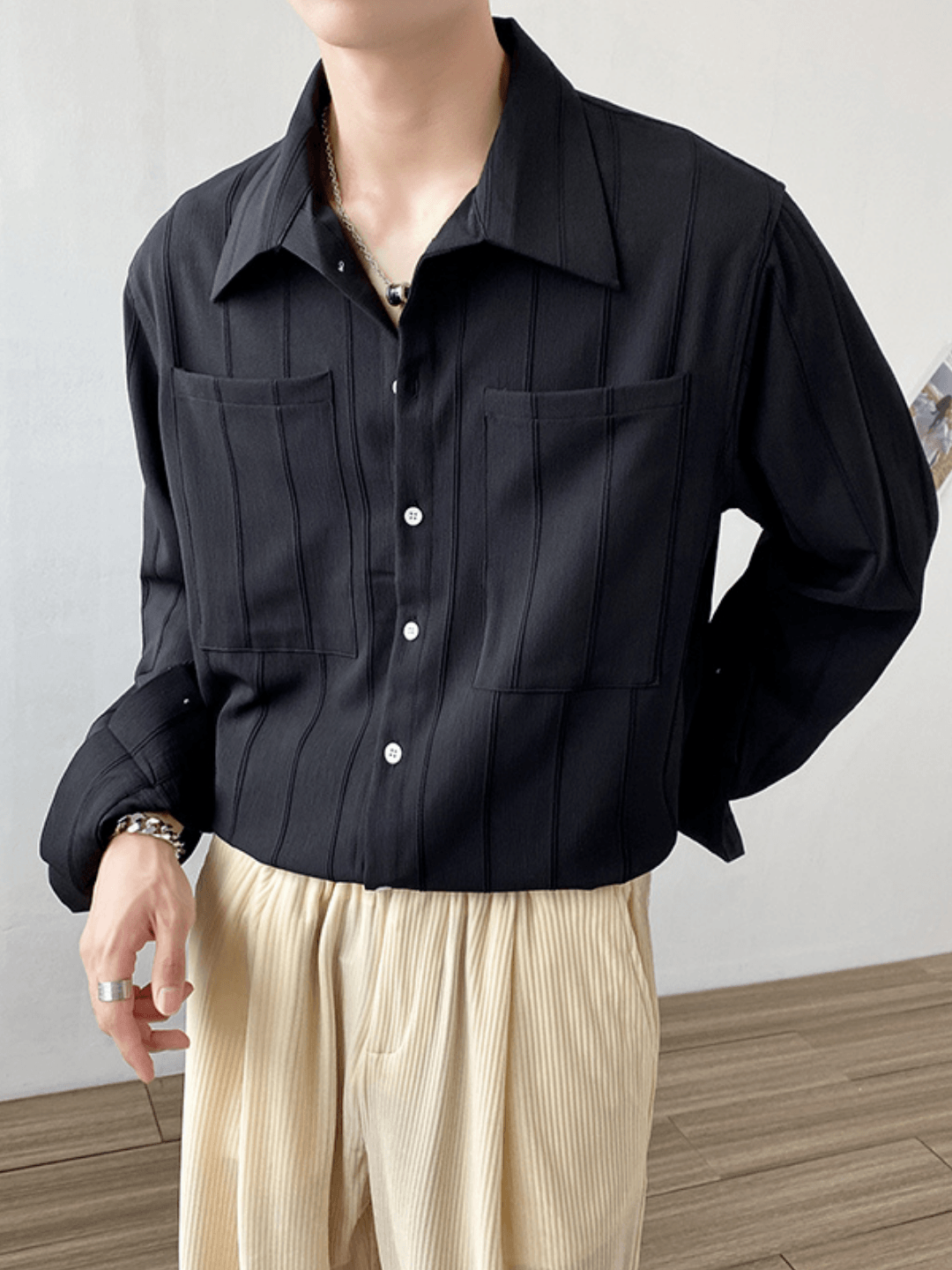 [DAZIONSED] Simple casual shirt ST1100