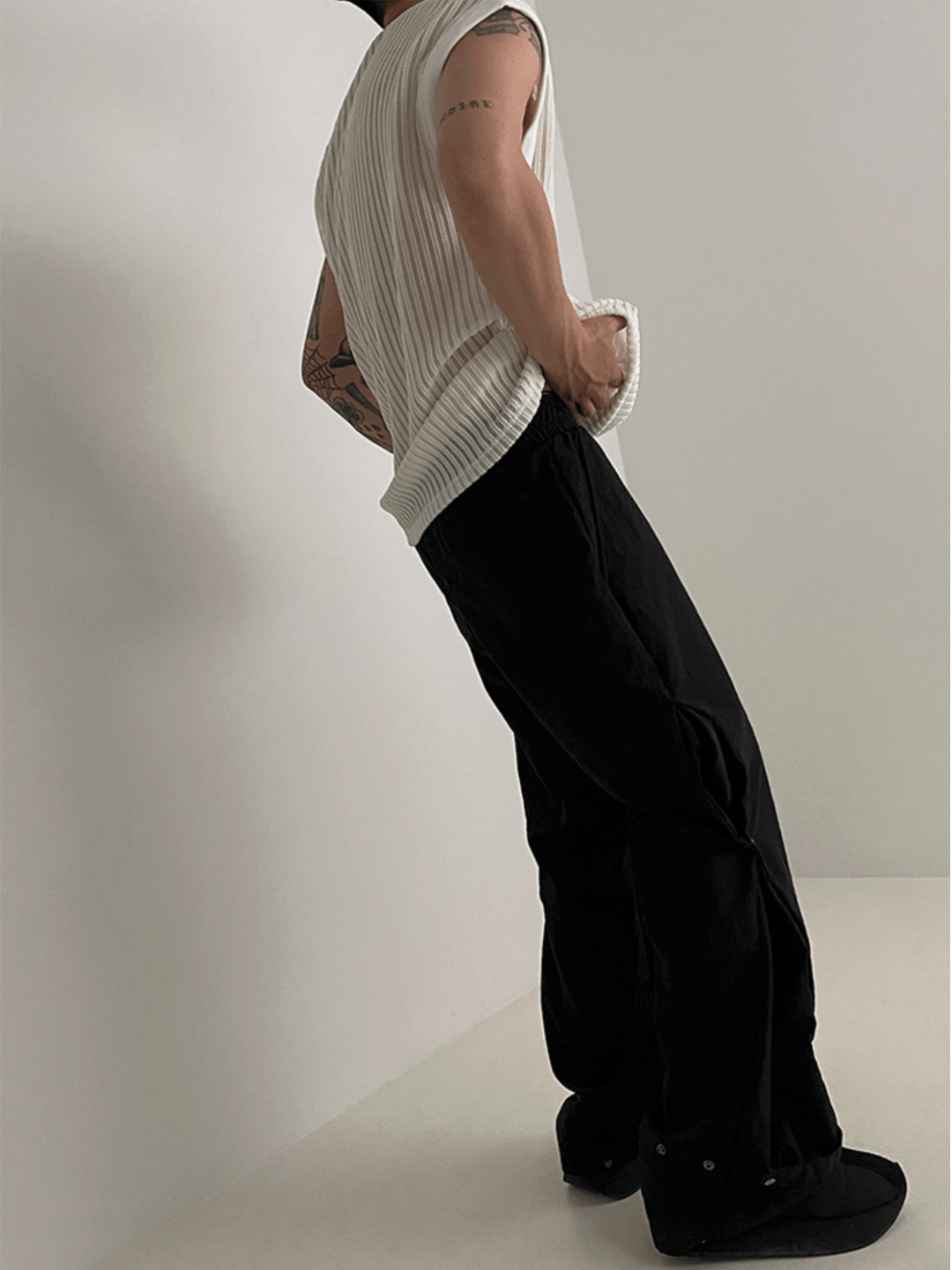 [MRCYC] Round Neck Sleeveless T-shirt st1679