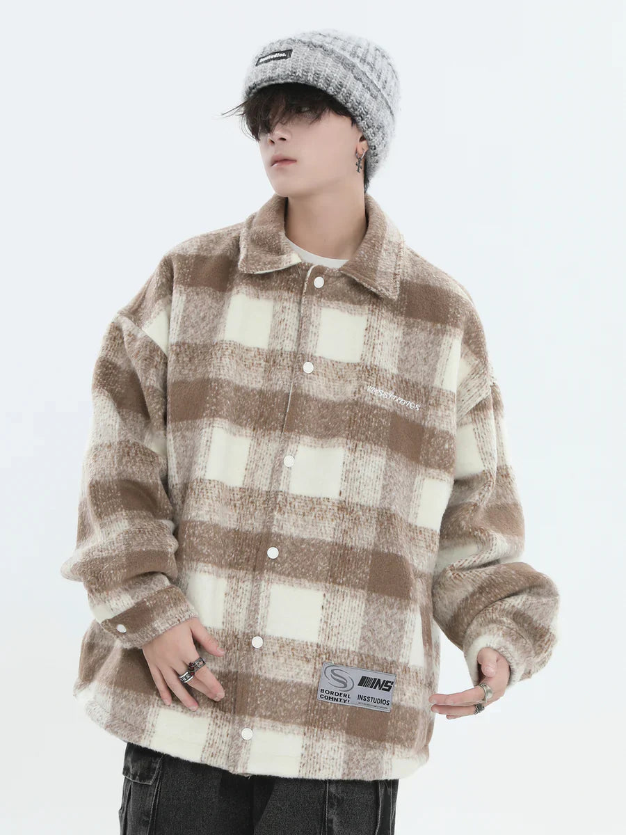 [INSstudios] LOGO LOOSE LAPEL JACKET ST1239