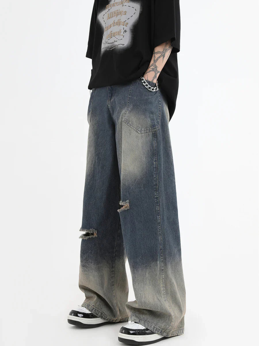 [INSstudios] AMERICAN CUT WASH JEANS ST561