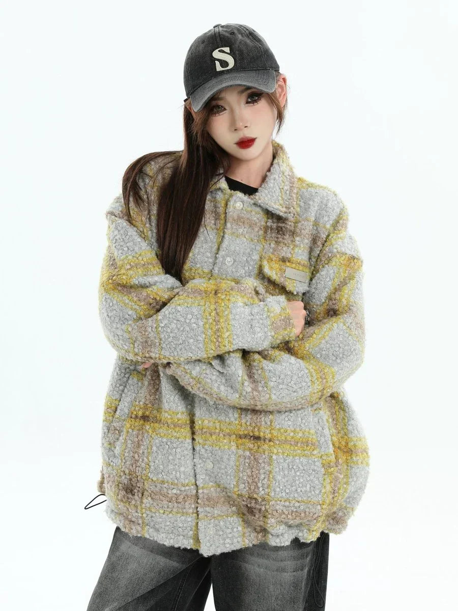 [INSstudios] TWEED COTTON JACKET ST1067