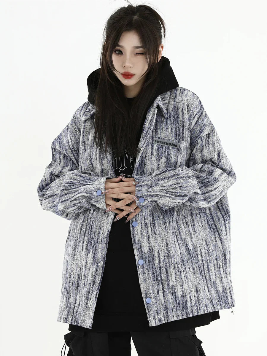 [INSstudios] WASHED DENIM JACKET ST1065