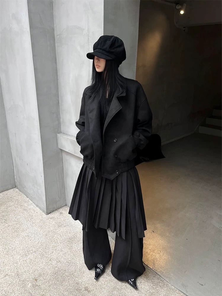 [뉴디케이] 더블 버튼 봄버 재킷 ST2060 