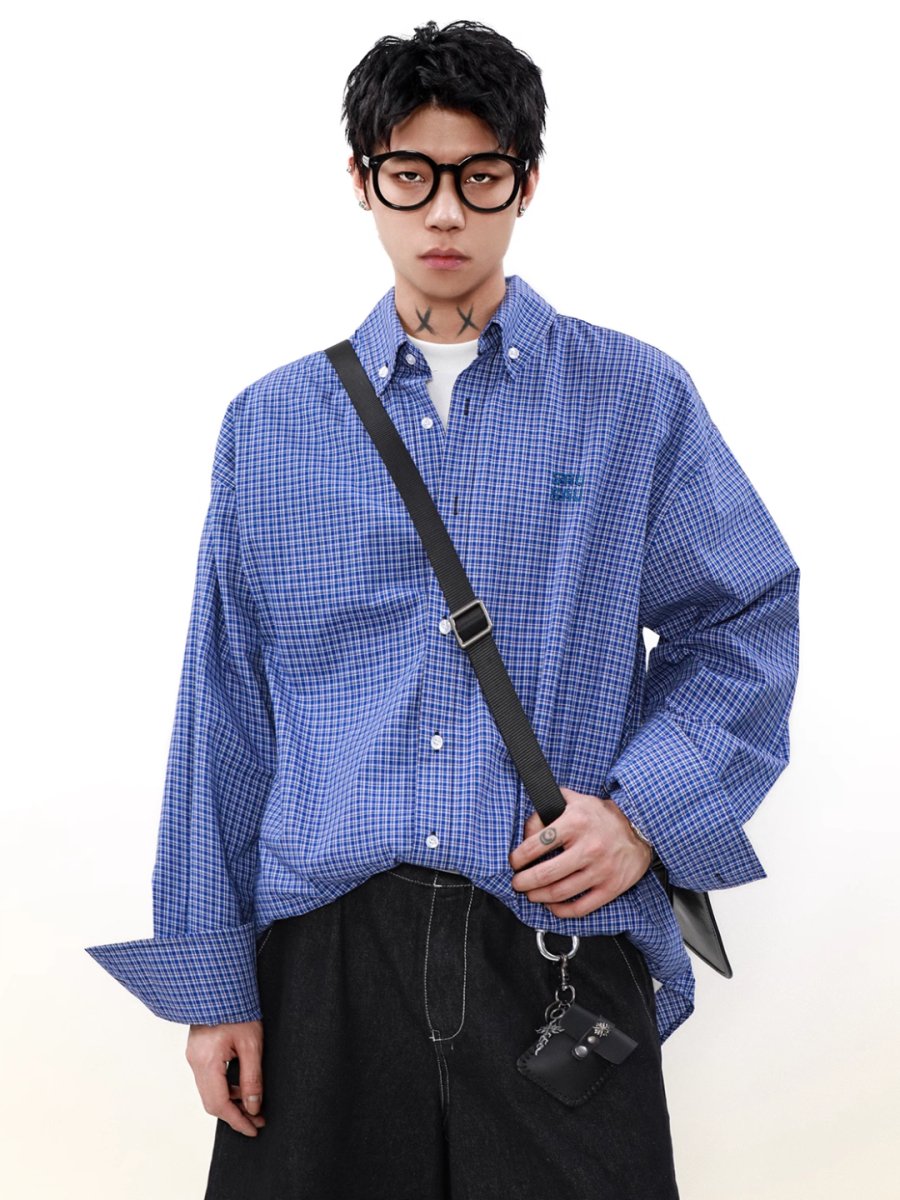 [MRNEARLY] 캐주얼 블루 셔츠 st2511