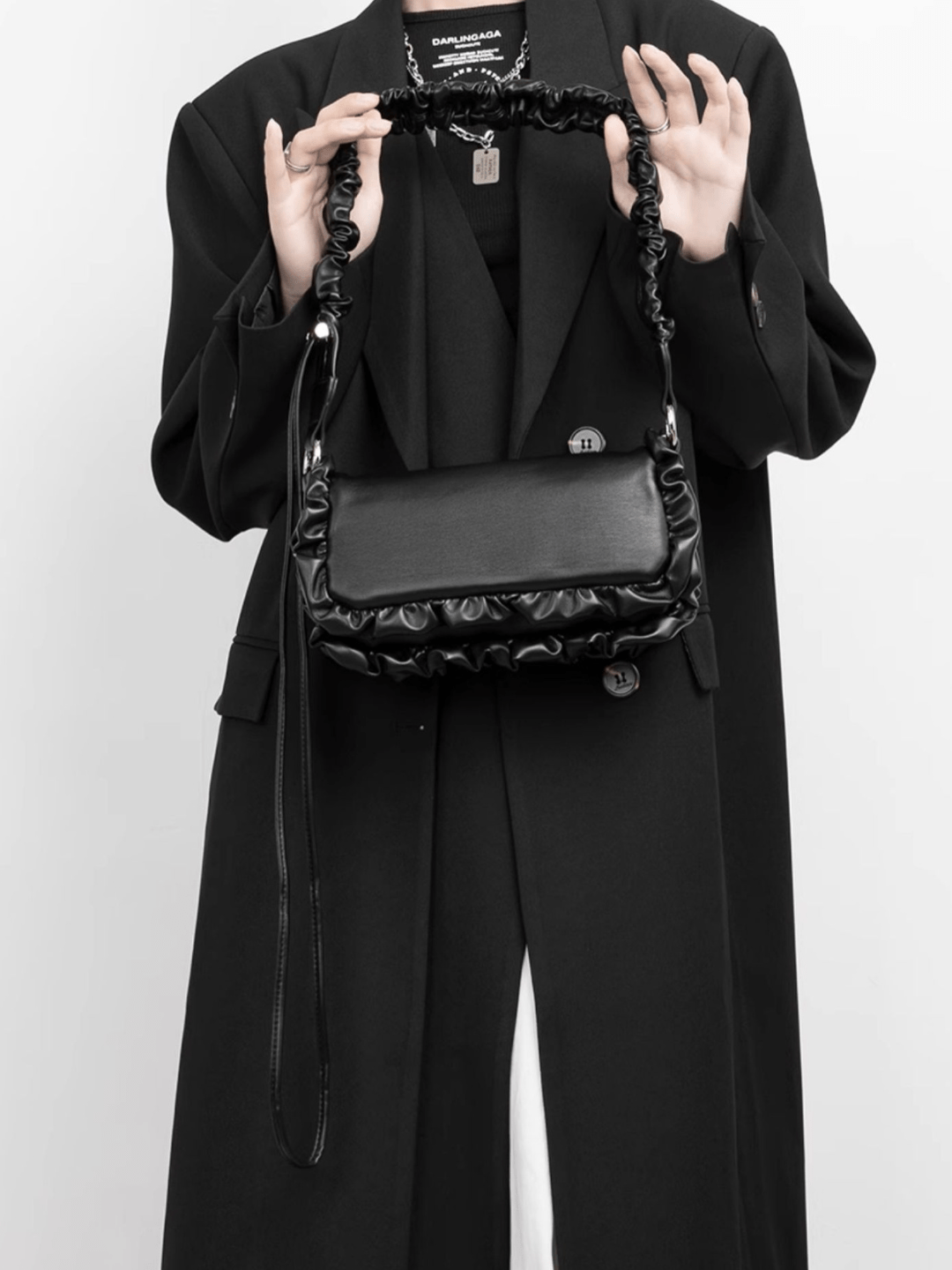 [럭키스튜디오] 데코레이션 숄더 스몰 스퀘어 백 st1947