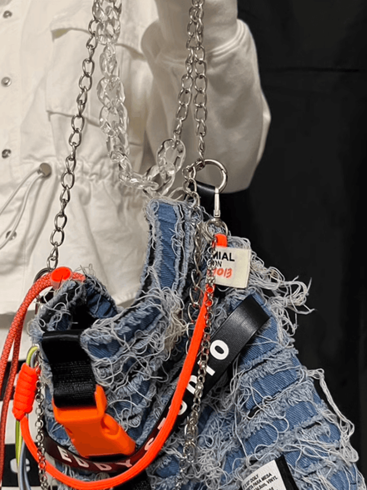 데님 미니 휴대폰 가방 st1784