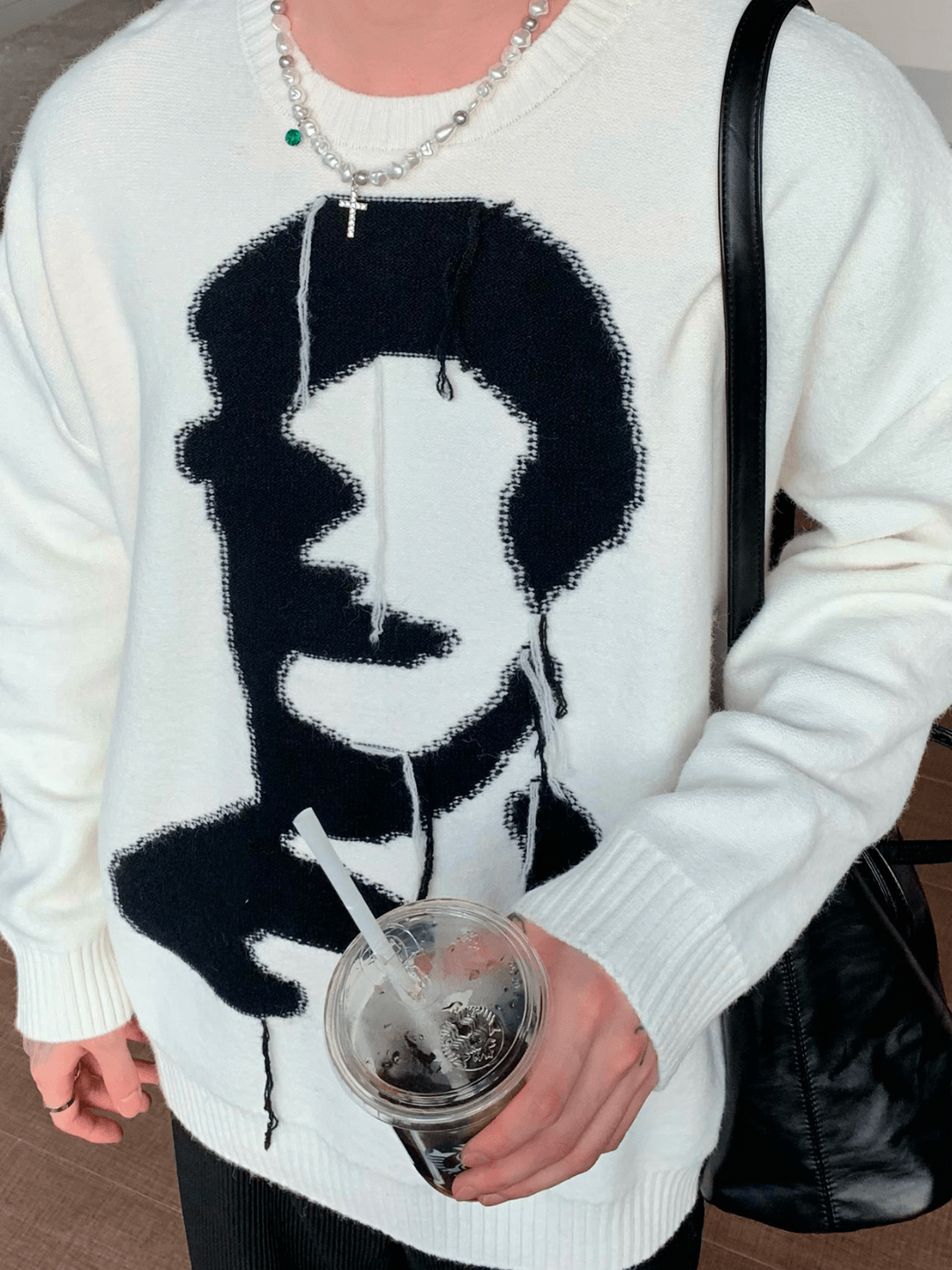 [CUIBUJU] 고급 라운드넥 스웨터 st1550 