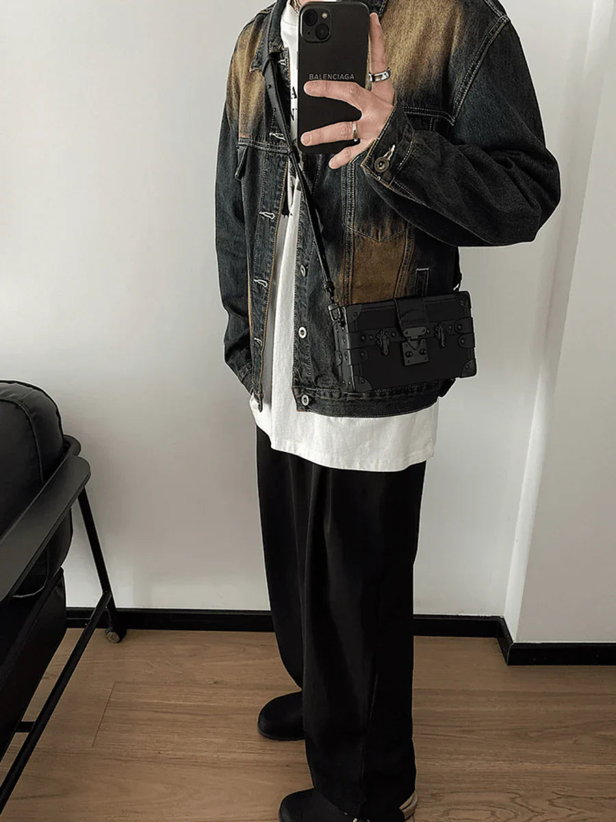 중립풍 크로스바디 스퀘어 백 ST1209